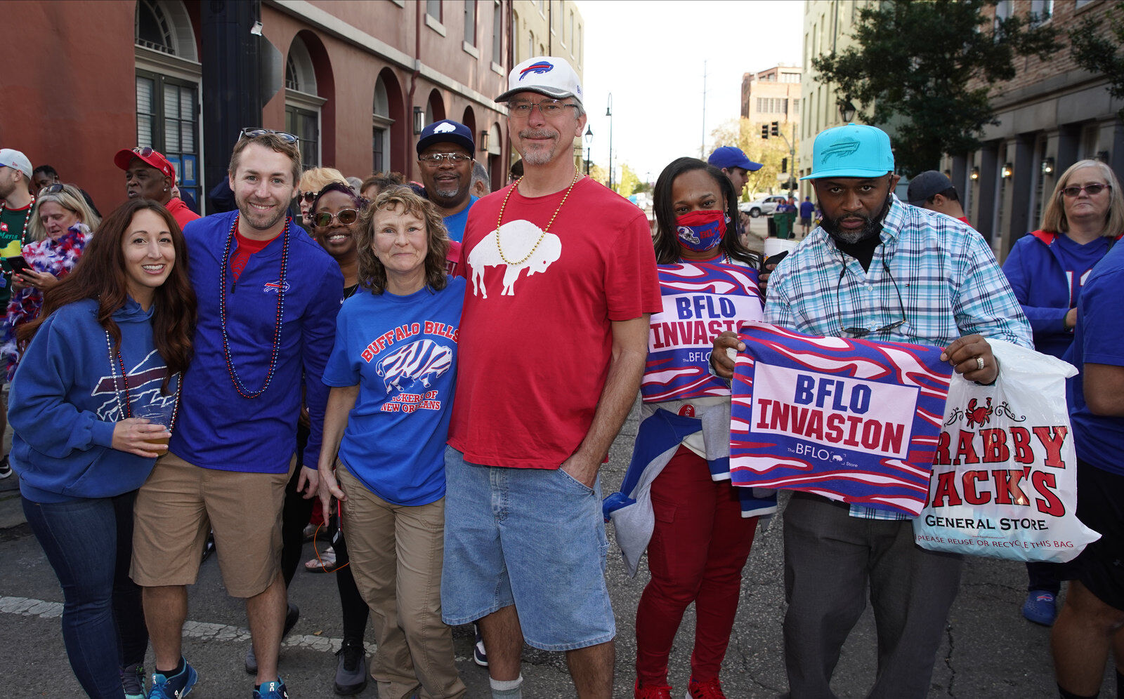 Buffalo Bills packers of NOLA Takeover Parade